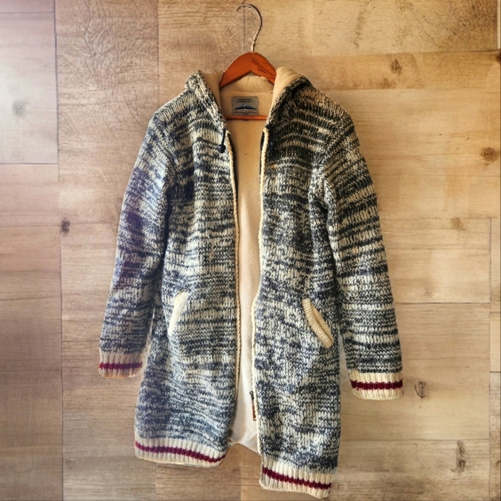 Ark Imports 100% Wool and Fleece Lined Coat Jacket Women's XL